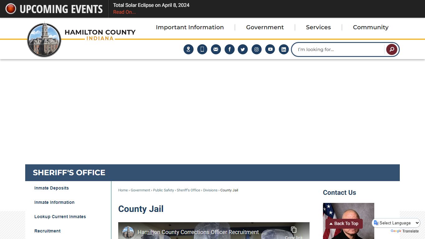 County Jail | Hamilton County, IN